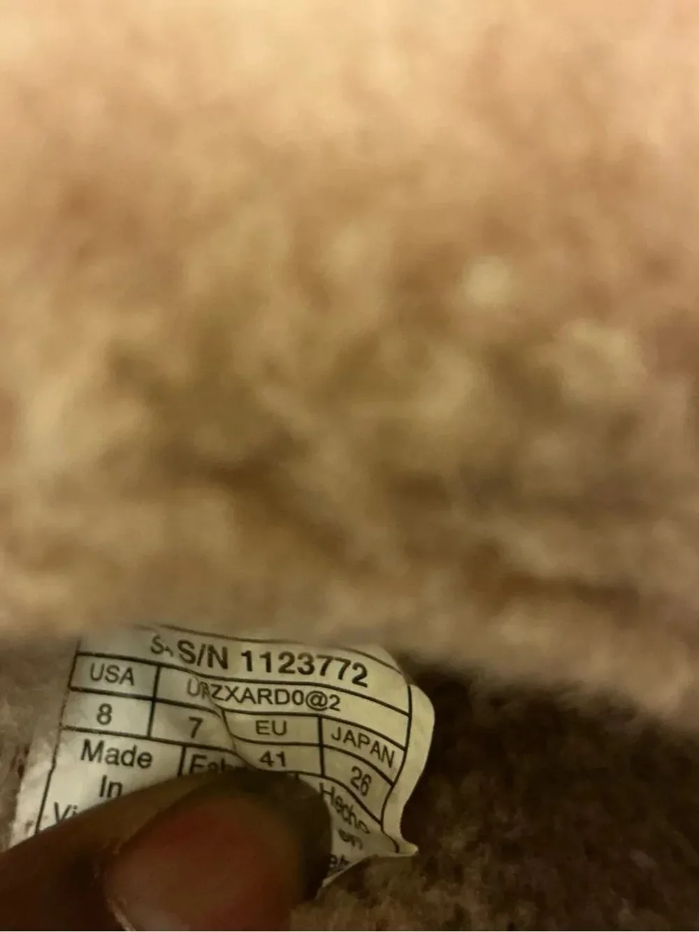 UGG Plush men shoes sandals Australian real fur size 8